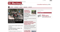 Desktop Screenshot of elmartinet.cat